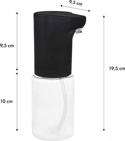 ProMedix Dispenser Πλαστικό με Αυτόματο Διανομέα Μαύρο 300ml