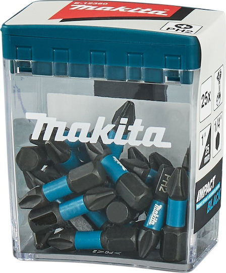 Makita Set 25 Schraubendreher-Bits Kreuz