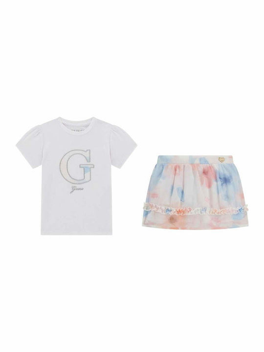 Guess Kids' Set with Skirt 2pcs colorful