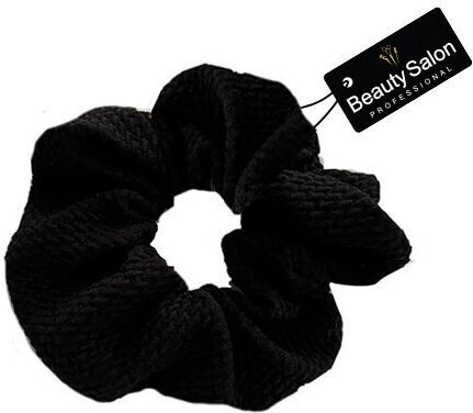 Beauty Salon Scrunchie Μαύρο