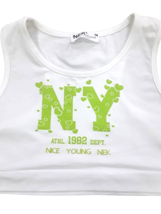 Nek Kids Wear Παιδικό Σετ με Σορτς lime 2τμχ