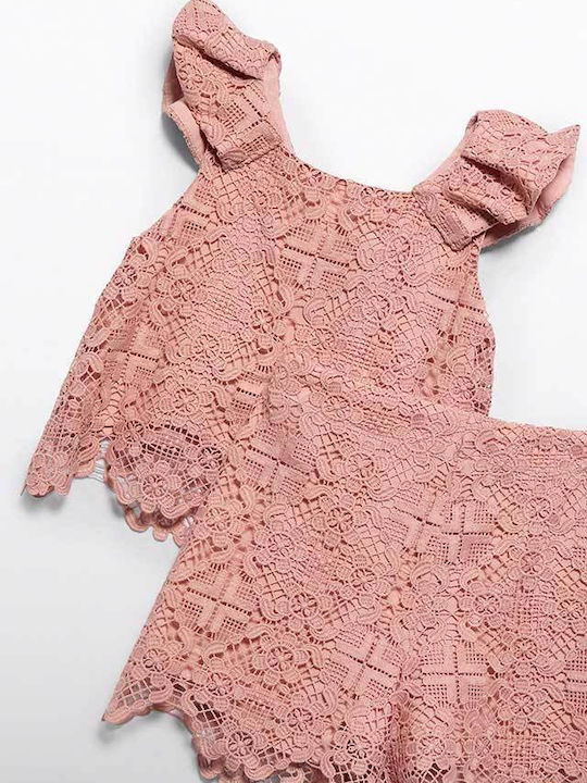 Kids' Set with Shorts Summer 2pcs Salmon