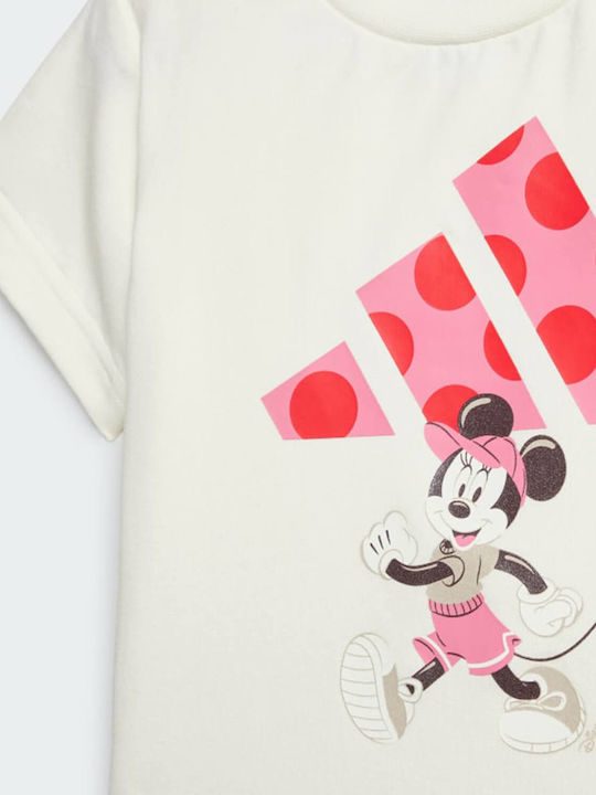 Kids' Set with Shorts Summer 2pcs White x Disney