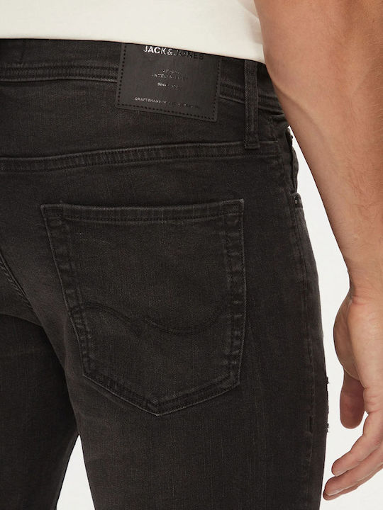 Glenn Herren Jeanshose Elastisch mit Slim Passform Black