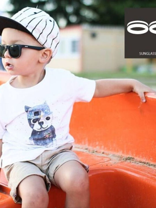 iTooTi 3-5 Years Kids Sunglasses Black T-SHA-CM01