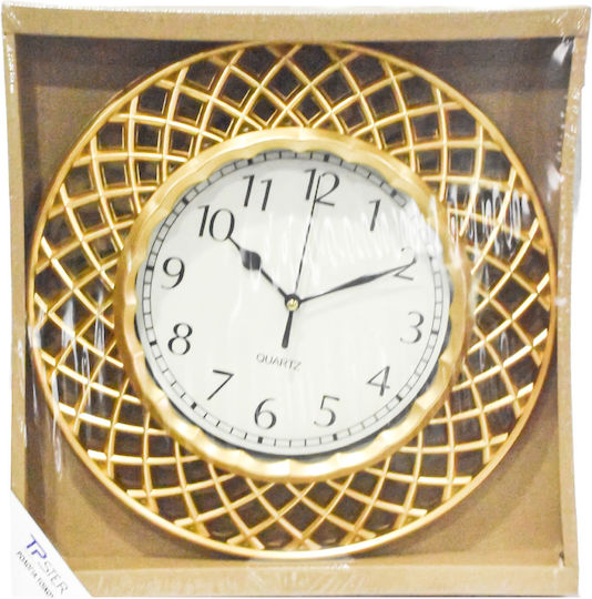 Tpster Wanduhr Gold Ø30cm
