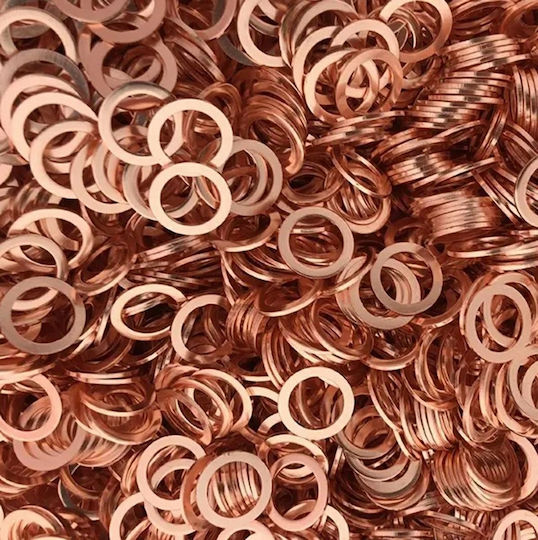 Set 200 Zola Copper Washbasins Various Sizes Storage Box Pink