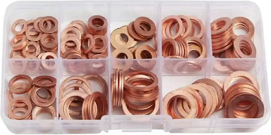 Set 200 Zola Copper Washbasins Various Sizes Storage Box Pink