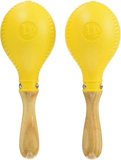 Latin Percussion Μαράκες Maracas Ζεύγος σε Κίτρινο Χρώμα