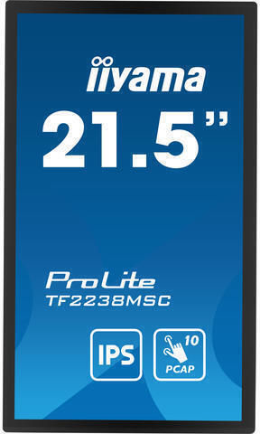 Iiyama TF2238MSC B1 Public Display LED IPS Full HD 21.5 Inch Touch Screen