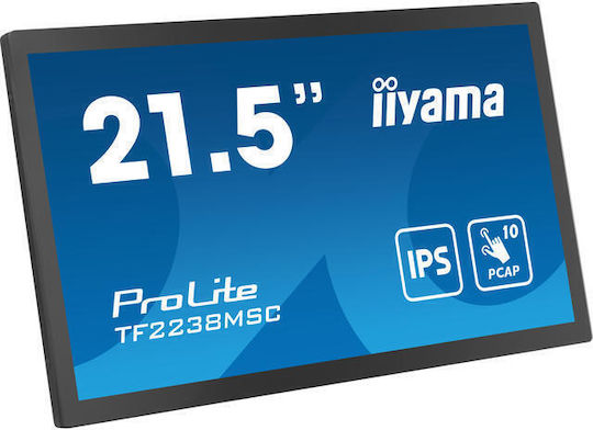Iiyama TF2238MSC B1 Public Display LED IPS Full HD 21.5 Inch Touch Screen