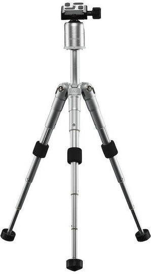 Mantona Kaleido Mini Stativ - Mini Silber Metallic
