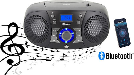Eltra Φορητό Ηχοσύστημα με USB / Bluetooth Μαύρο