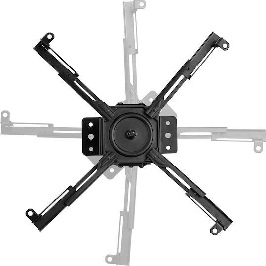 Brateck Βάση Projector Οροφής με Μέγιστο Φορτίο 35kg Γκρι
