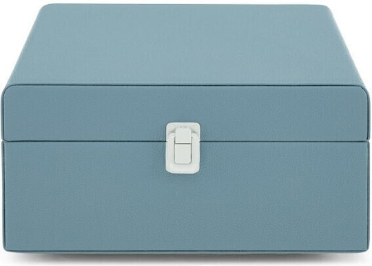 Crosley CR8017B-WB Βαλιτσάκι Πικάπ με Προενίσχυση και Ενσωματωμένα Ηχεία Μπλε