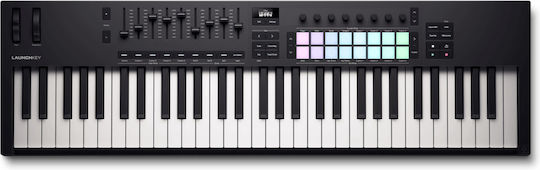 Novation Midi Controller Launchkey με 61 Πλήκτρα Μαύρο