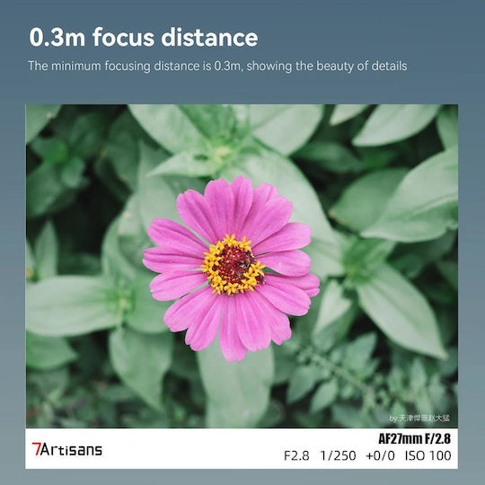 7artisans Crop Φωτογραφικός Φακός Photoelectric 27mm f/2.8 AF Σταθερός για Nikon Z Mount Μαύρος