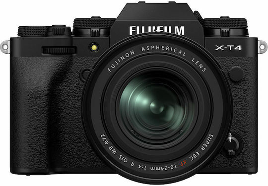 Crop Camera Lens XF 10-24mm f4 R OIS WR Wide Angle for  X Mount Black