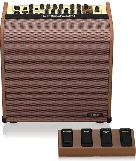 TC Helicon Harmony V100 Combo Amplifier For Acoustic Instruments 2 x 10" 100W Brown