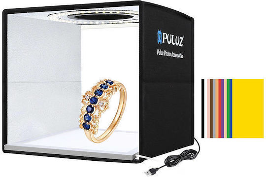 Puluz Photo Box Lighted with Multiple Backrounds 25x25x25cm
