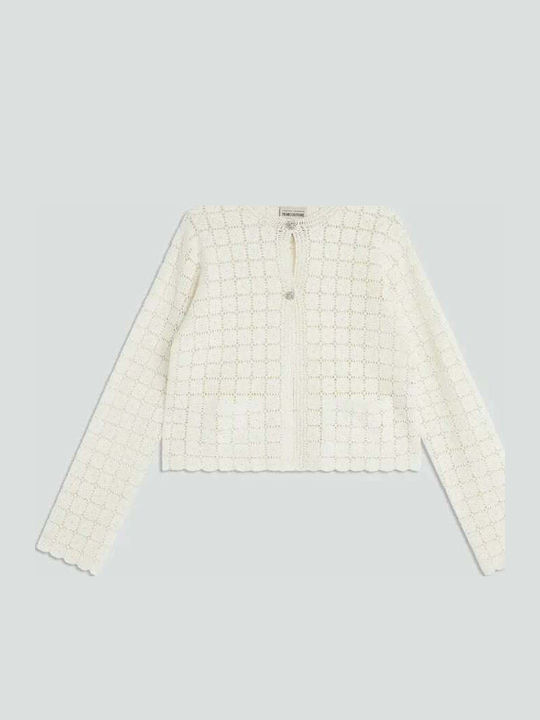 Women's Knitted Cardigan White