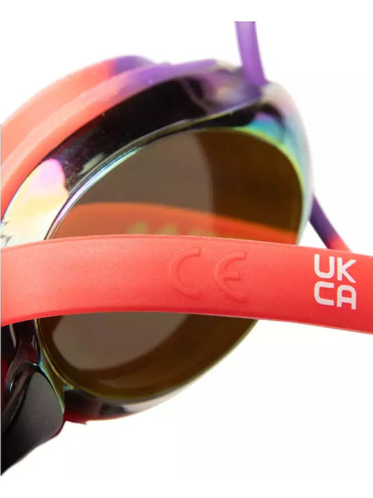 Arena Tracks Mirror Swimming Goggles Adults Multicolored