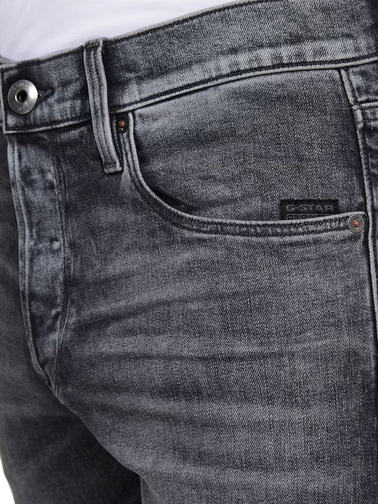 3301 Men's Jeans Pants with Slim Straight Fit Gray