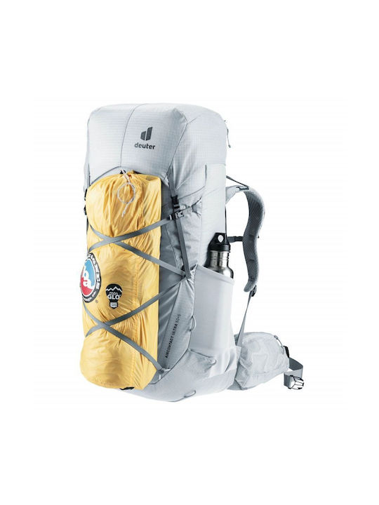 Deuter Aircontact Ultra 50+5 Ορειβατικό Σακίδιο 55lt Αδιάβροχο Γκρι Trekking