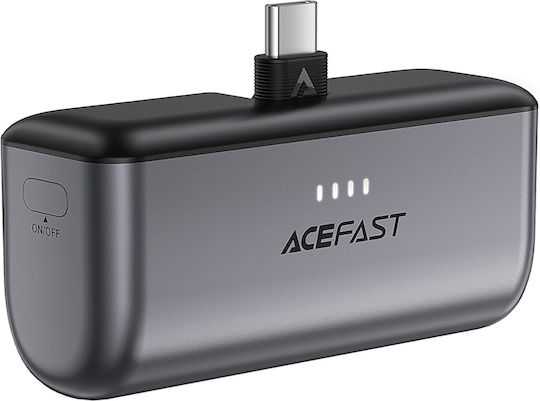 Acefast M9 USB-C Power Bank 5000mAh 20W Power Delivery Μαύρο