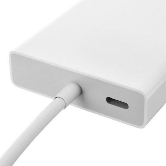 Xiaomi ZJQ04TM USB-C / USB-A Docking Station με 4K Ethernet Λευκό