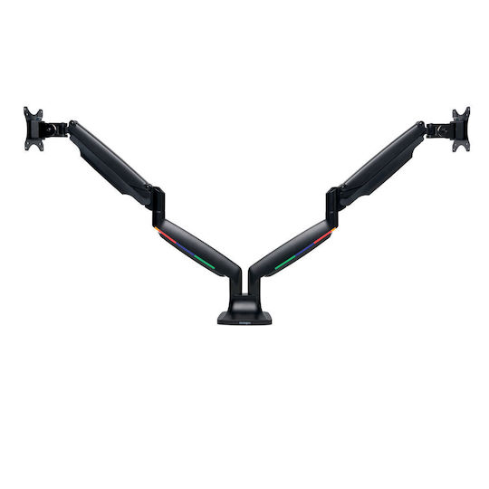 Kensington SmartFit One-Touch Βάση Γραφείου για 2 Οθόνες έως 34" με Βραχίονα