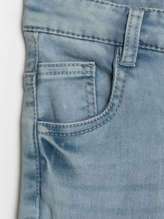 Funky Pantaloni Largi de Blugi pentru Copii Albastru Denim