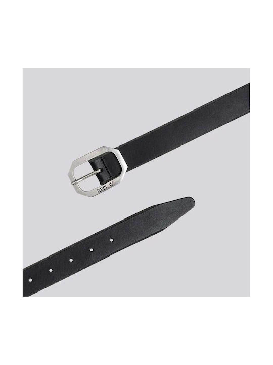 Replay Leather Women's Belt Black