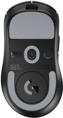 Logitech G Pro X Superlight 2 Dex Ασύρματο Gaming Ποντίκι Μαύρο