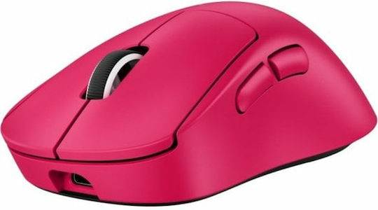 Logitech G Pro X Superlight 2 Dex Ασύρματο Ποντίκι Ροζ