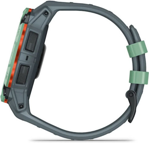Instinct 3 AMOLED Aluminium 50mm Αδιάβροχο Smartwatch με Παλμογράφο (Neo Tropic with Twilight Band)
