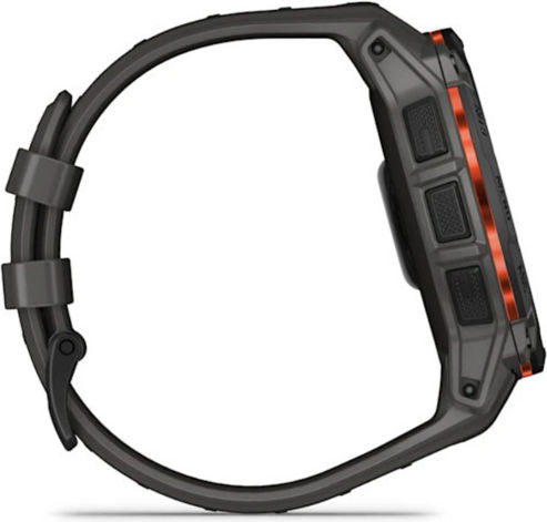 Garmin Instinct 3 Solar Aluminium 50mm Waterproof Smartwatch with Heart Rate Monitor (Black with Charcoal Band)