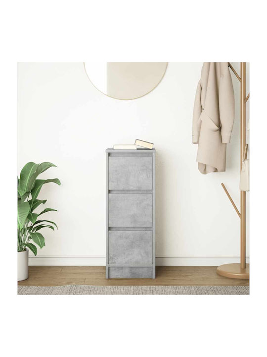 Drawers Storage Wooden L29.5xW34xH76cm