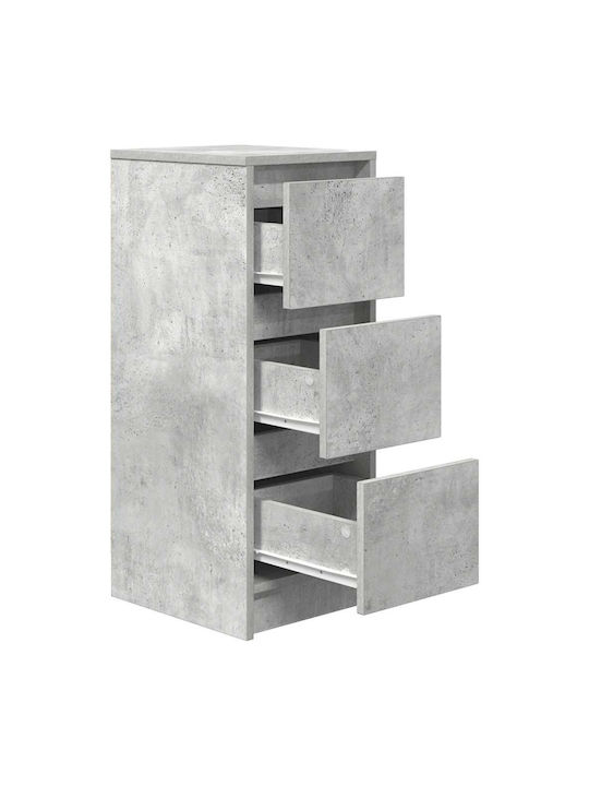 Drawers Storage Wooden L29.5xW34xH76cm