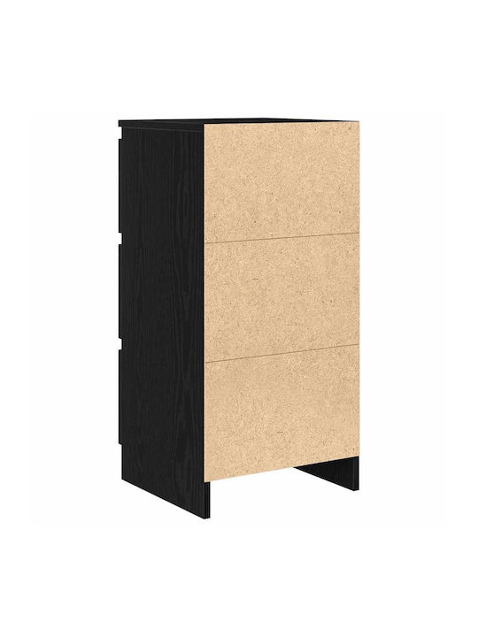 Drawers Storage Wooden L37.5xW35xH76cm