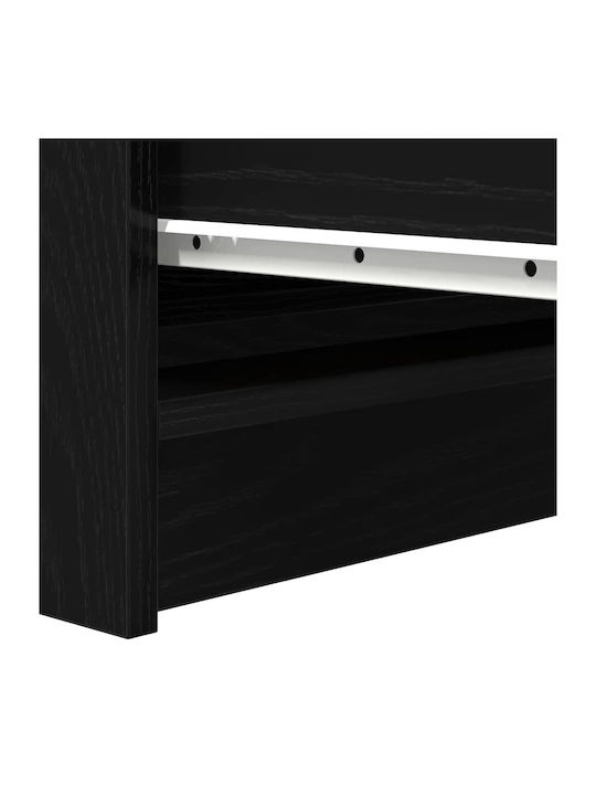 Drawers Storage Wooden L37.5xW35xH76cm
