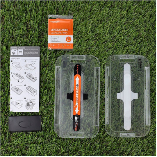 Spigen Glass tR EZ Fit HD Privatsphäre Gehärtetes Glas (iPhone 17 / 17 Pro / 16 Pro)