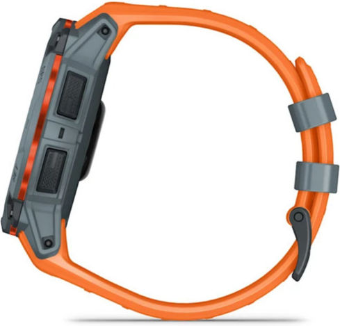 Garmin Instinct 3 Solar Aluminium 50mm Waterproof Smartwatch with Heart Rate Monitor (Twilight with Solstice Band)