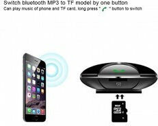 FM Car Transmitter with Bluetooth / Type-C / AUX / USB