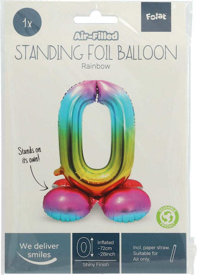 Luftballon Folie Jumbo Zahl Basis 72cm
