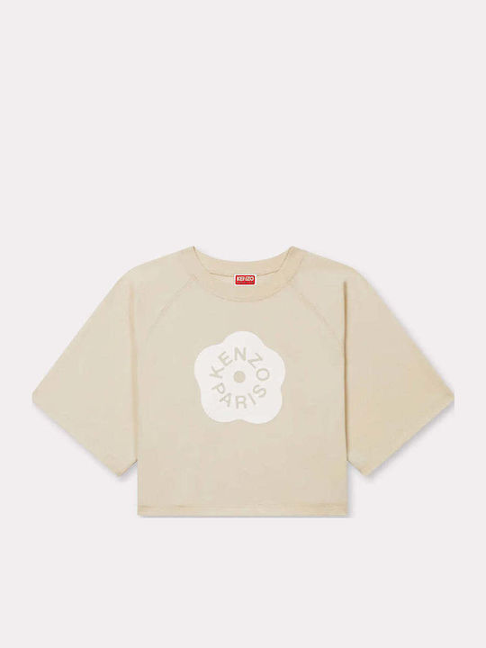 Boke Flower Γυναικείο T-shirt Floral Cream