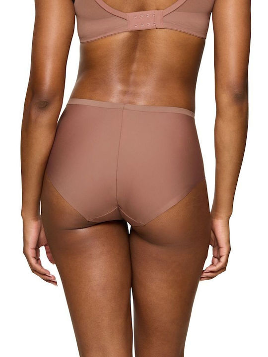 Triumph Shape Smart High-waisted Women's Slip Coffee