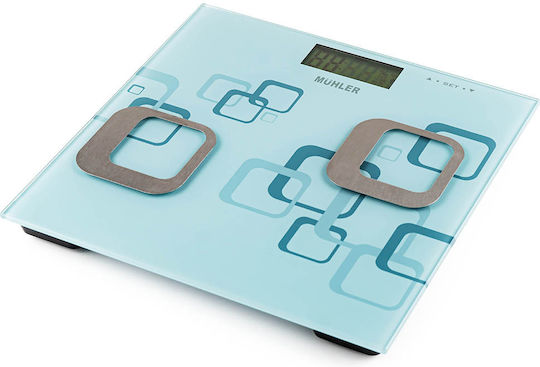 Muhler Digital Badezimmerwaage in Blau Farbe