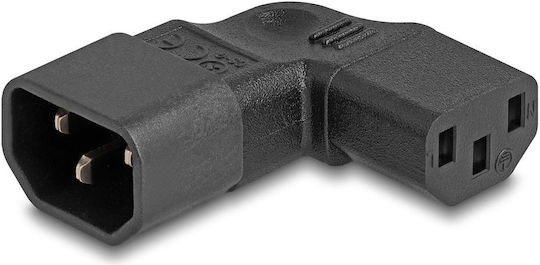 Delock Power Adapter IEC 60320 C14 to C13 Male Female