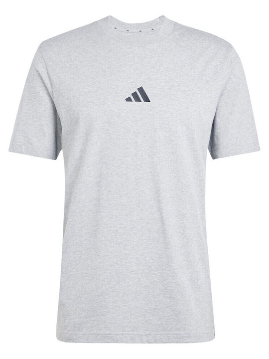 Essentials 3-stripes T-shirt Γκρι